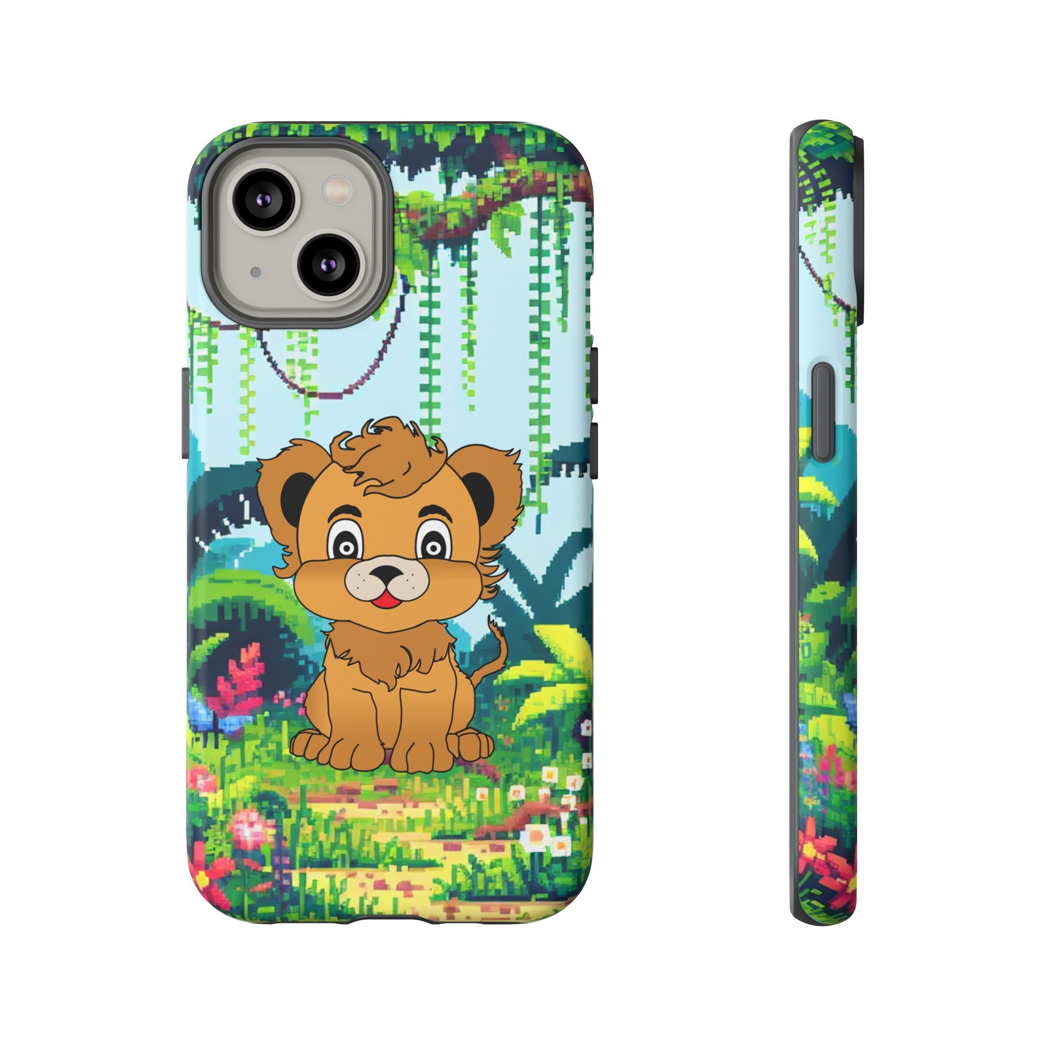 Cute Lion in the Jungle Tough Cases