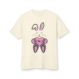 Rabbit With I Love You Heart Tee, Unisex T-Shirt, Animal Lover Gift, Cute Graphic Tee, Valentine's Day Shirt, Bunny Shirt