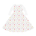 Hearts and Crowns Women's Long Sleeve Dress