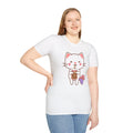 Cat Boba Tea Bubble Tea Anime Kawaii Neko Softstyle T-Shirt, Cute Japanese Kitty Drink Tee, Fun Cartoon Cat Lover Shirt, Trendy