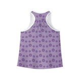 Otaku Blossom Women's Tank Top - Anime Flower Sleeveless Shirt - Japanese Cherry Blossom Tee - Kawaii Graphic Camisole