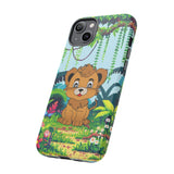 Cute Lion in the Jungle Tough Cases