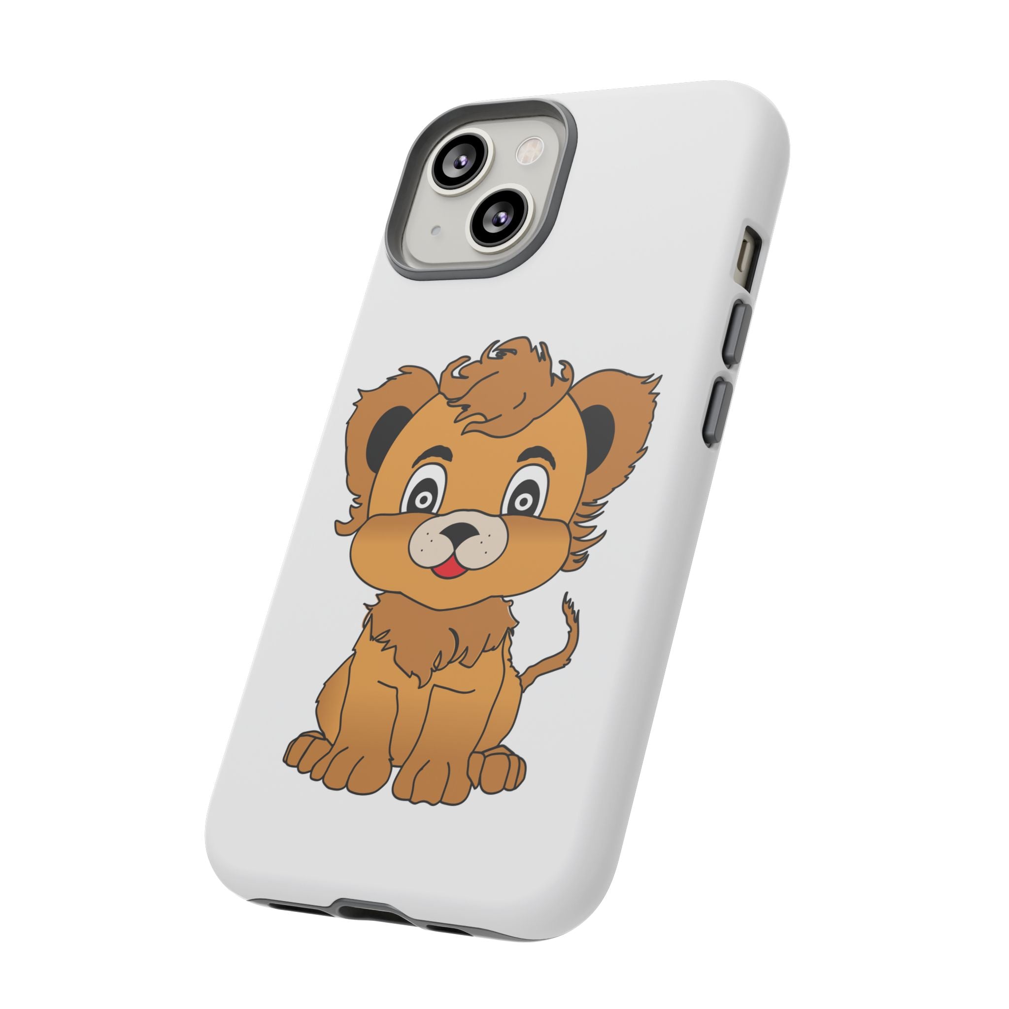 Cute Lion Tough Cases, Lion Phone Cases, Animal Print Phone Cover, Protective Case, Safari Theme Accessories