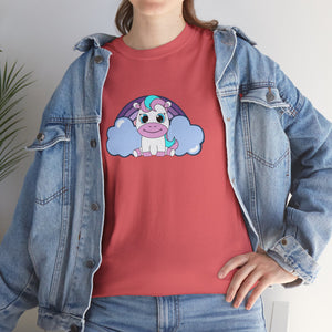 Kawaii Pony T-Shirt - Cute Horse Graphic Tee, Animal Lover Gift - Pastel Colors Shirt