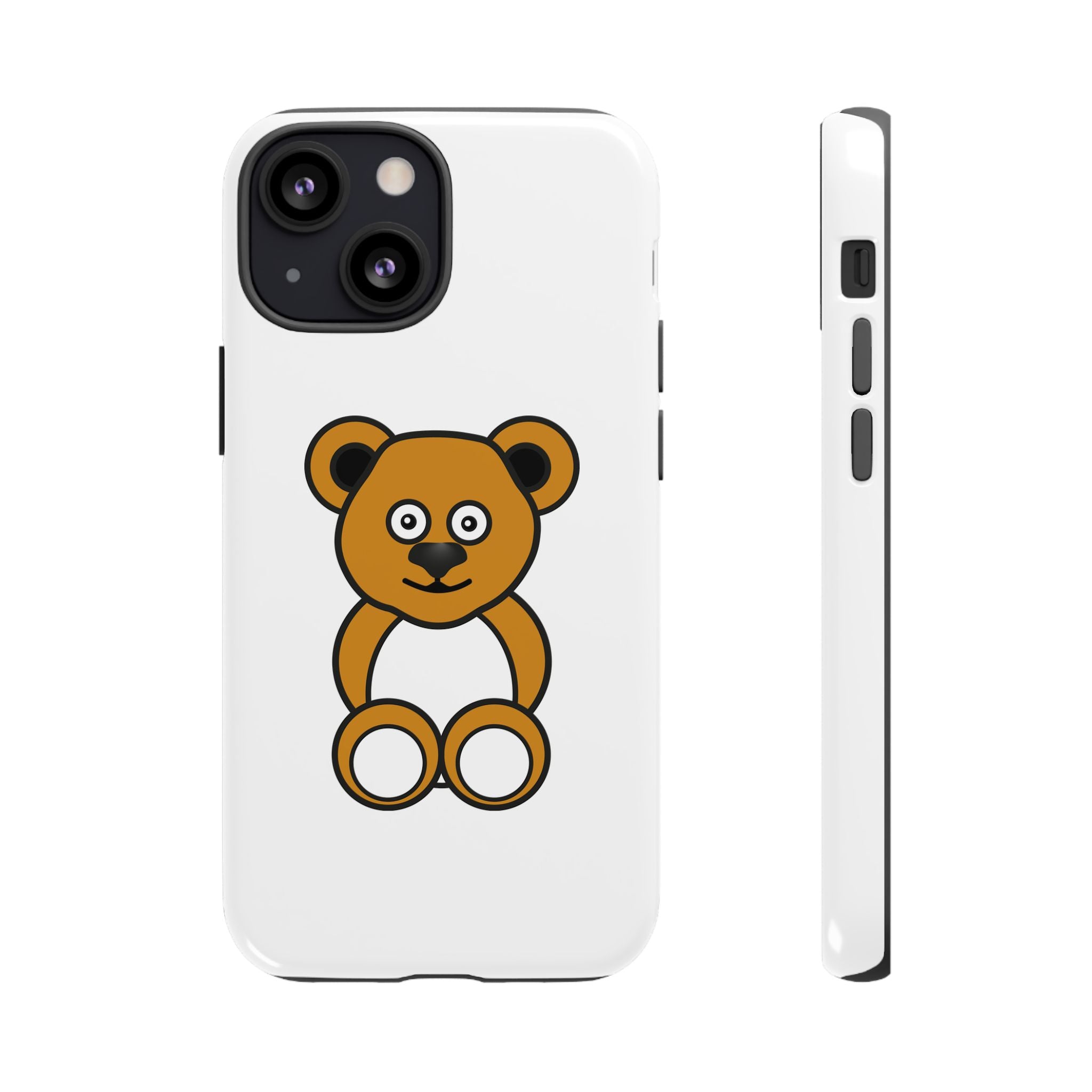 White Cute Ochre Bear Tough Cases