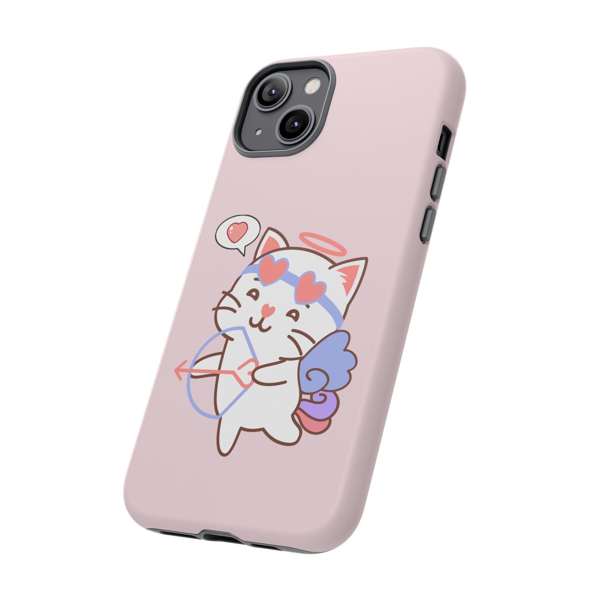 Phone Cases Cute Cupido Cat Valentine's Day Gift