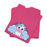 Kawaii Pony T-Shirt - Cute Horse Graphic Tee, Animal Lover Gift - Pastel Colors Shirt