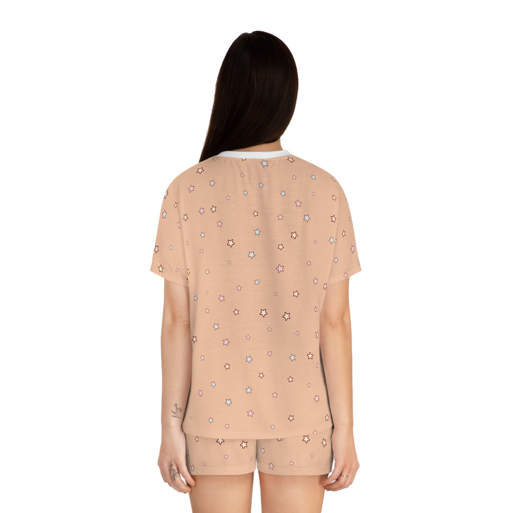 Cute Bear in the Snow Women's Pajama Set - Cute Winter Sleepwear - Cozy Loungewear