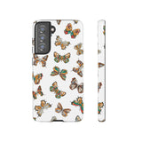 Butterflies Tough Cases, Phone Case, Protective Cover, Butterfly Pattern, Gift for Her, Unique Phone Accessory