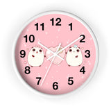 Kawaii Bears Wall Clock - Cute Animal Design, Nursery Decor, Kids Room Decor, Unique Home Gift, Adorable Clock