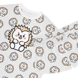 Happy Kawaii Hedgehog Pajama Set - Cute PJ Shorts - Adorable Sleepwear