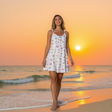 Pastel Kawaii Mini Dress – Cute A-Line Summer Beach Dress