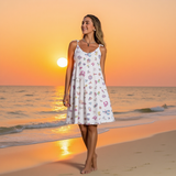 Pastel Kawaii Mini Dress – Cute A-Line Summer Beach Dress