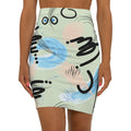 Abstract Art Pencil Skirt