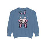 Kawaii Rabbit Face Unisex Sweatshirt, Self Love Club, Cute Jumper, Pastel Bunny Shirt, Cozy Pullover, Gift for Rabbit Lovers