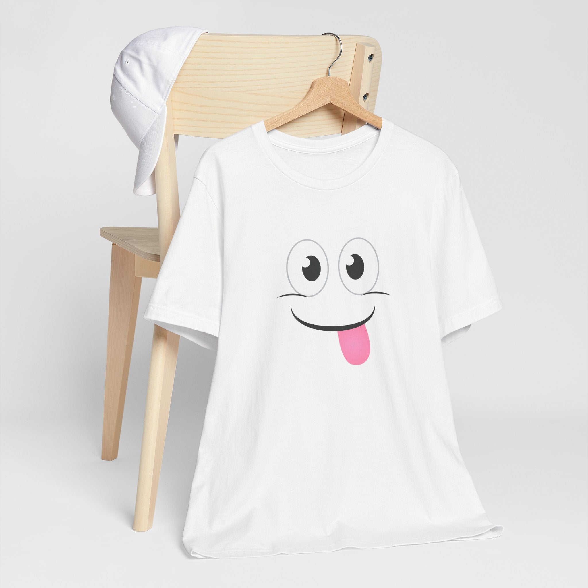 Yum Smile T-Shirt, Cute Graphic Tee, Food Lover Gift, Unisex Top, Funny Saying Shirt, Short Sleeve Tee
