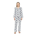 Chic Floral Satin Coala Pajamas, Soft Women's Sleepwear for Relaxation, Cozy Loungewear, Perfect for Gift Giving, Travel Essentials
