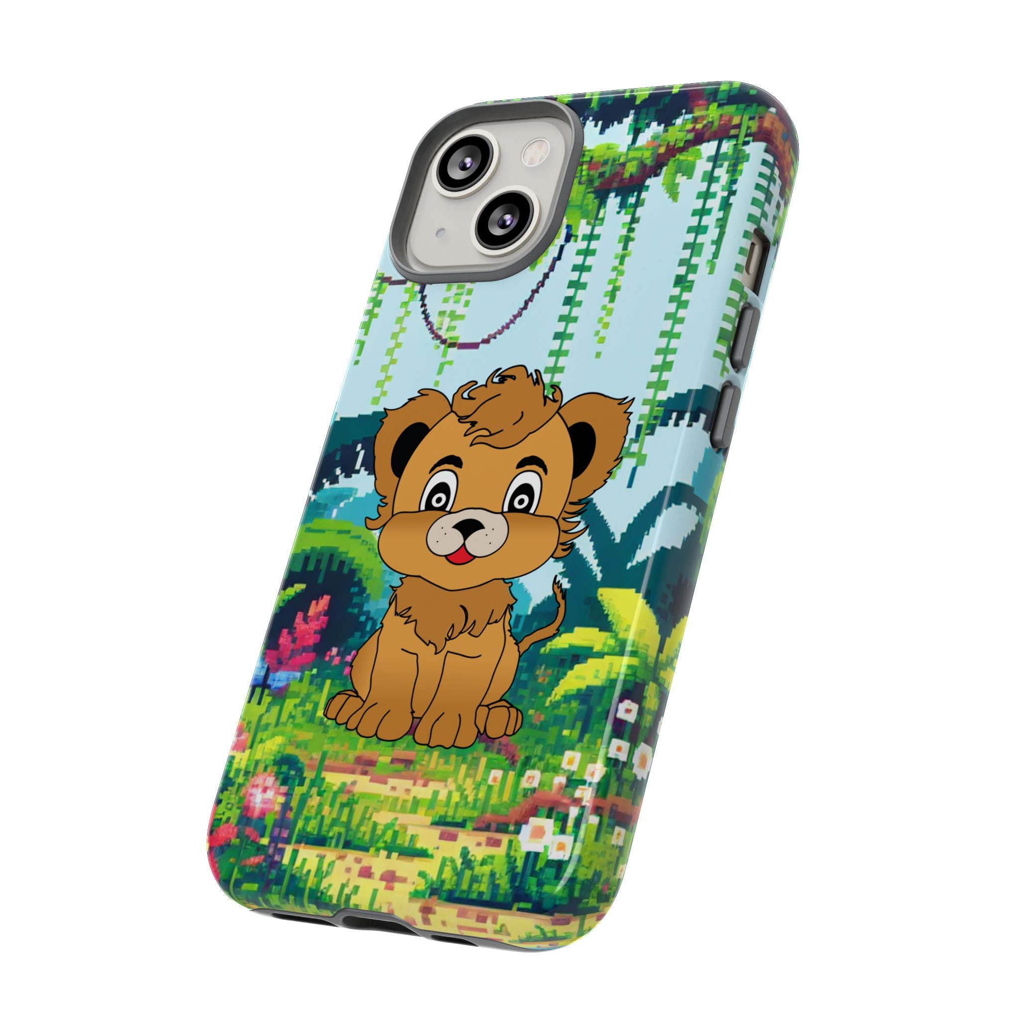 Cute Lion in the Jungle Tough Cases