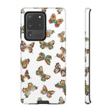 Butterflies Tough Cases, Phone Case, Protective Cover, Butterfly Pattern, Gift for Her, Unique Phone Accessory