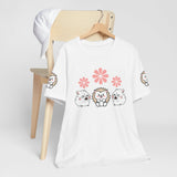 Cute Animal Tee - Hedgehog & Hamster Shirt - Happy Critter Top