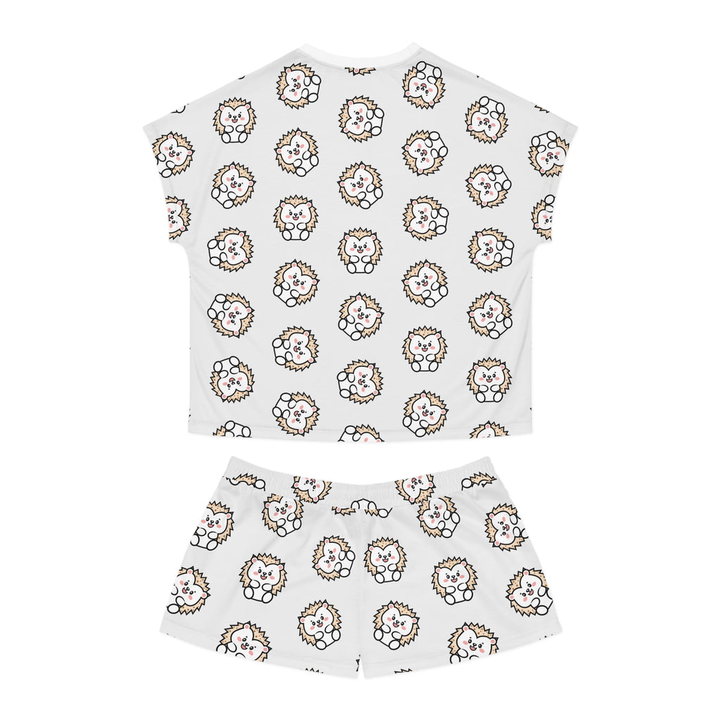 Happy Kawaii Hedgehog Pajama Set - Cute PJ Shorts - Adorable Sleepwear