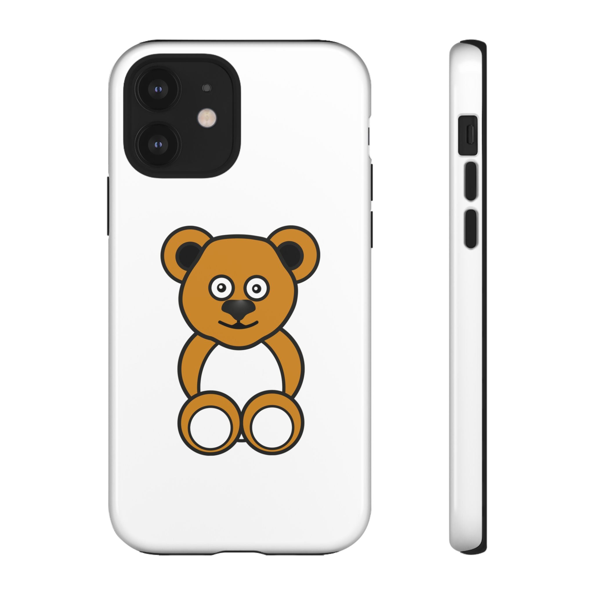 White Cute Ochre Bear Tough Cases