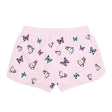 Kawaii Unicorns and Butterflies Pink Women's Casual Shorts