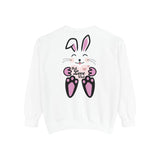 Kawaii Rabbit Face Unisex Sweatshirt, Self Love Club, Cute Jumper, Pastel Bunny Shirt, Cozy Pullover, Gift for Rabbit Lovers