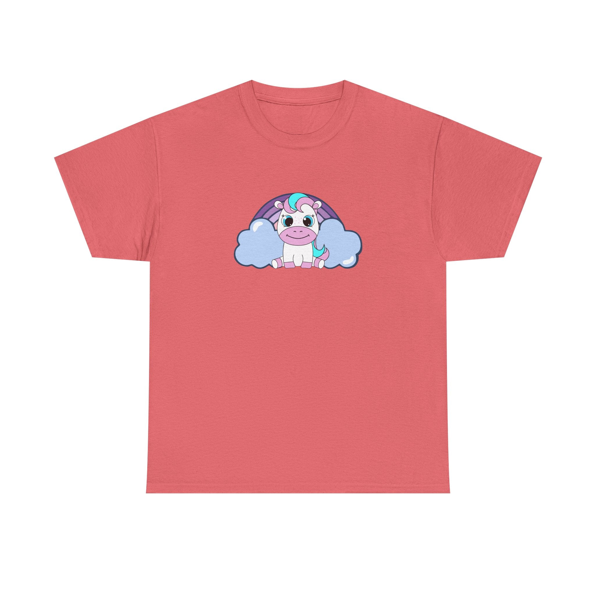 Kawaii Pony T-Shirt - Cute Horse Graphic Tee, Animal Lover Gift - Pastel Colors Shirt