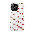 Fruit Patterned Phone Cases, Summer Fruits Phone Covers, Berry Print Tough Cases, Stylish Cell Phone Protectors, Red Fruits Phone