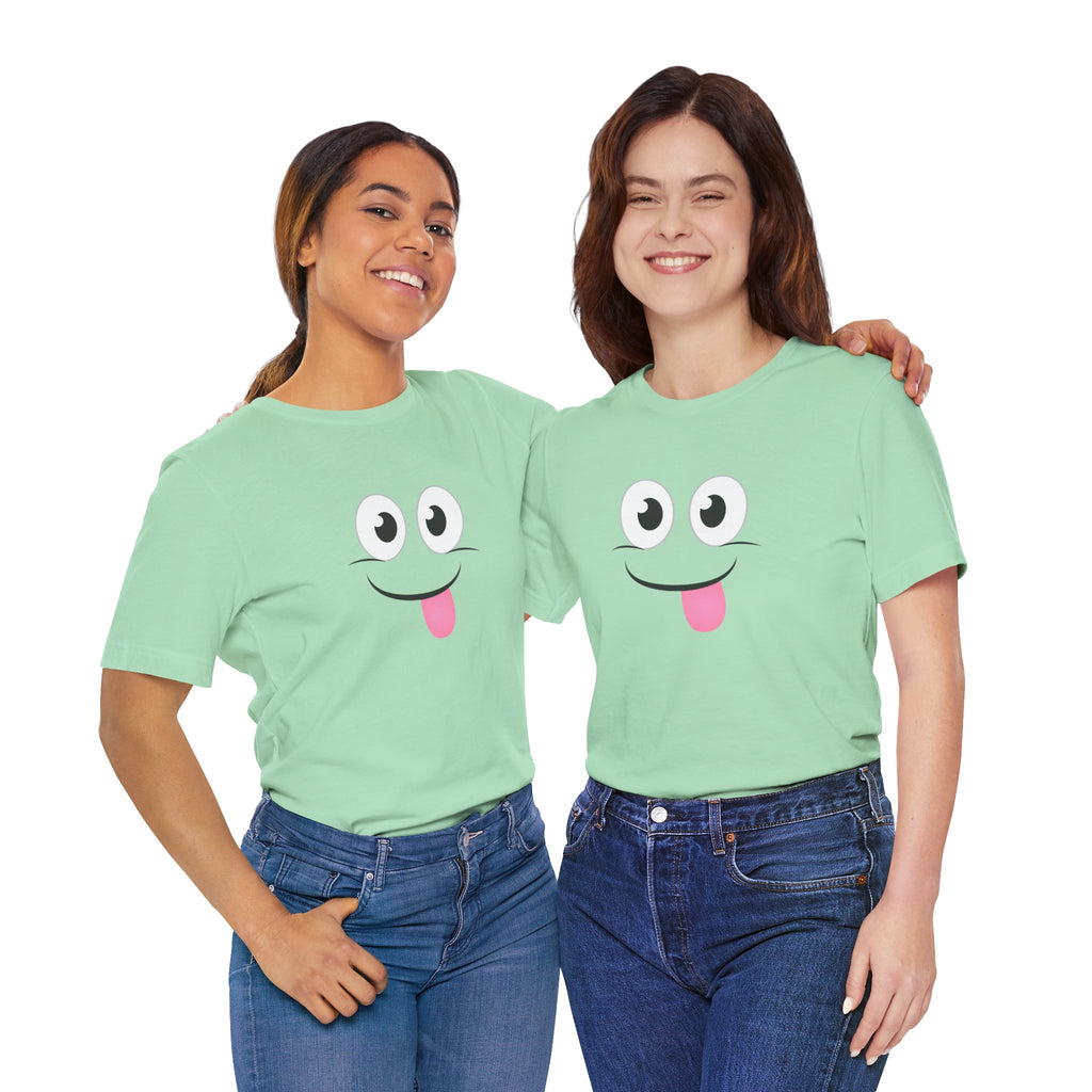 Yum Smile T-Shirt, Cute Graphic Tee, Food Lover Gift, Unisex Top, Funny Saying Shirt, Short Sleeve Tee