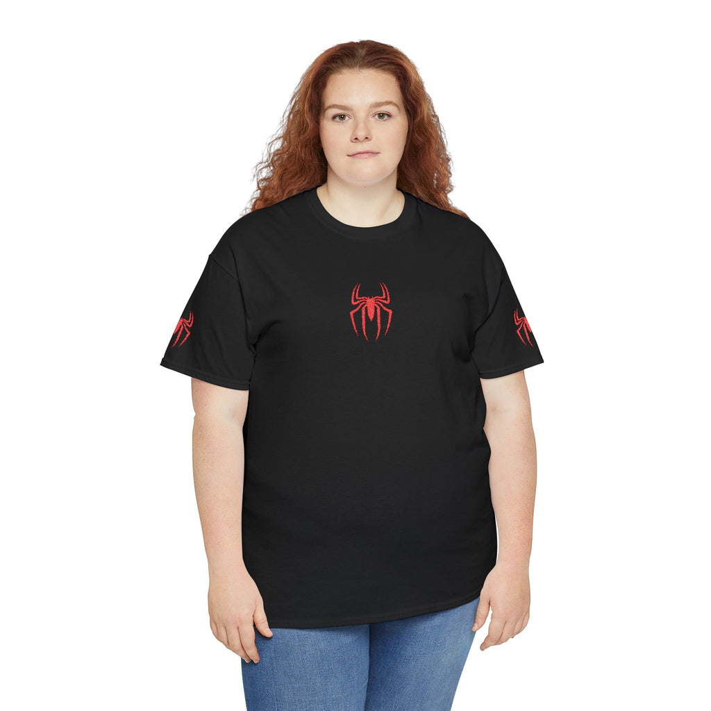 Red Spider Graphic Tee — Halloween Goth Horror Shirt