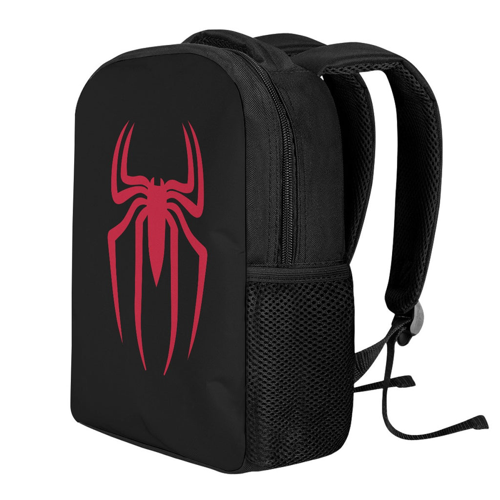 Kawaii Heaven Kids Backpack with Red Spider Graphic - Durable & Large Capacity