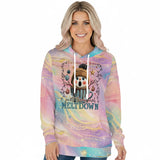 Funny Pastel Snowman Hoodie – Cozy Winter Melt Down Sweatshirt