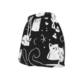 Mystic Meow Women's Sports Shorts - Polyester & Spandex Blend for All-Day Comfort