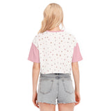 Kawaii Heaven Women's Classic Cropped T-shirt - 190GSM Cotton Crop Top with Navel