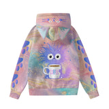 Kawaii Cat Ear Hoodie – Pastel Coffee Vibes, Cute Cozy Hoodie for Everyday Wear