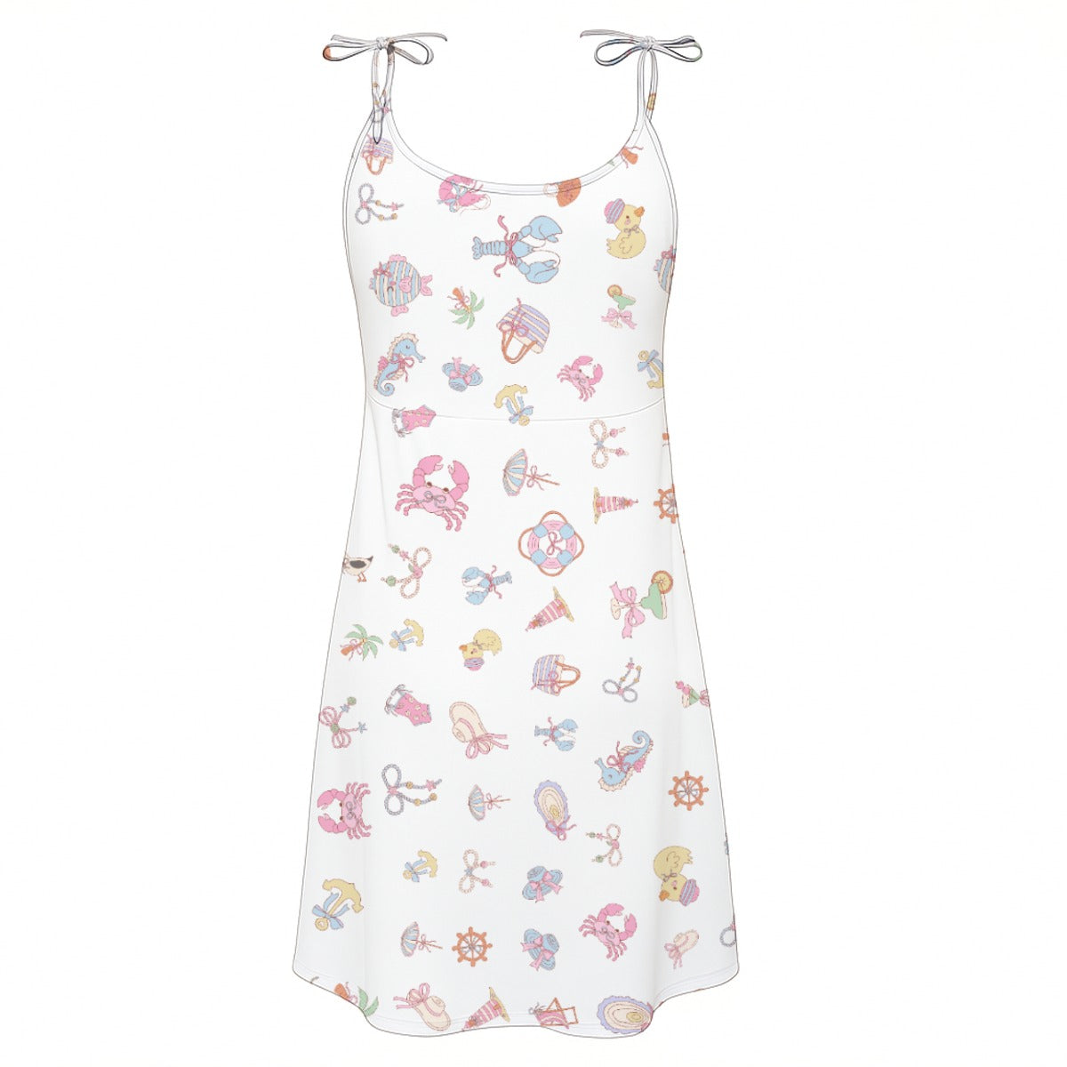 Pastel Kawaii Mini Dress – Cute A-Line Summer Beach Dress