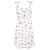 Pastel Kawaii Mini Dress – Cute A-Line Summer Beach Dress