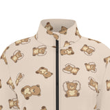 Women’s Zip-Up Jacket with Thumbholes – Fitted Stretch Jacket