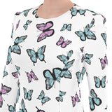 Kawaii Heaven Women's Irish Butterfly Dream Long Sleeve Skater Dress