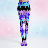 Melting Pastel Tights – Kawaii Drip Design with Cute Dessert Details