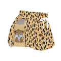 Kawaii Heaven Leopard Print Women's Sport Skort with Phone Pocket