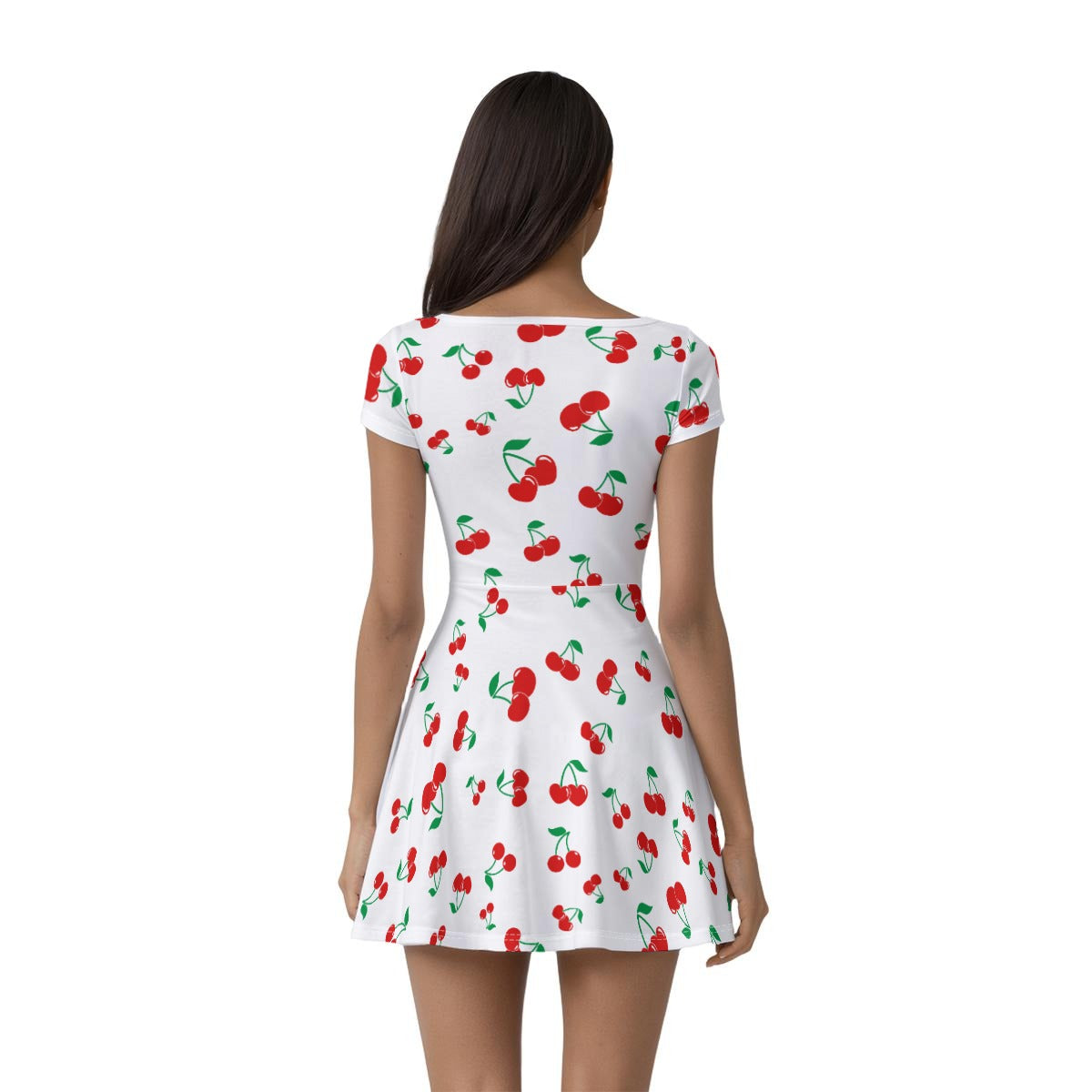Cherry Athletic Dress – Cute Tennis Dress with Built-In Shorts