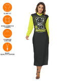 Kawaii Heaven Women's Microfiber Hip Dress with Zipper Closure & Skinny Fit