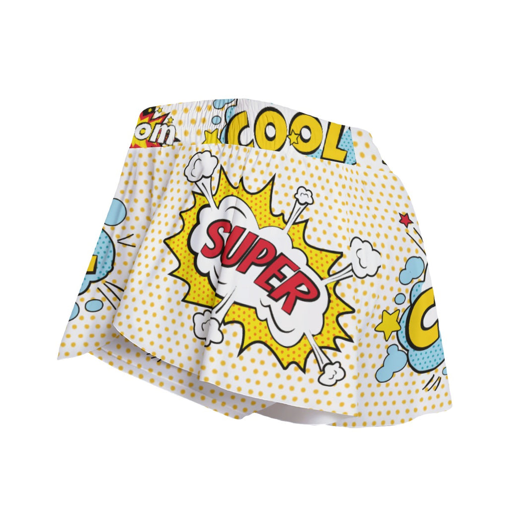 Kawaii Sport Skorts with Pocket - Soft & Comfortable Athletic Skort for Sports and Fashion