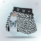 Butterfly Skort – Black White Skirt Shorts with Pockets
