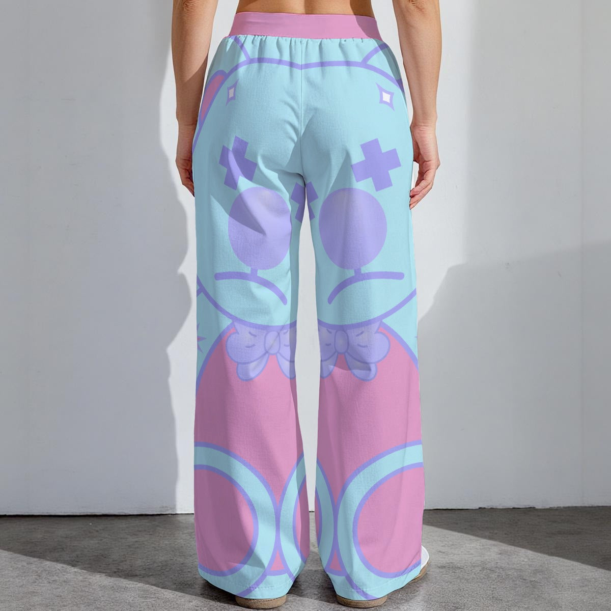 Pastel Gamer Wide-Leg Pants | 290GSM