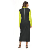 Kawaii Heaven Women's Microfiber Hip Dress with Zipper Closure & Skinny Fit