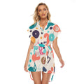Melody Muse Women's Classic Wrap Dress with Stand-up Collar | Casual Style